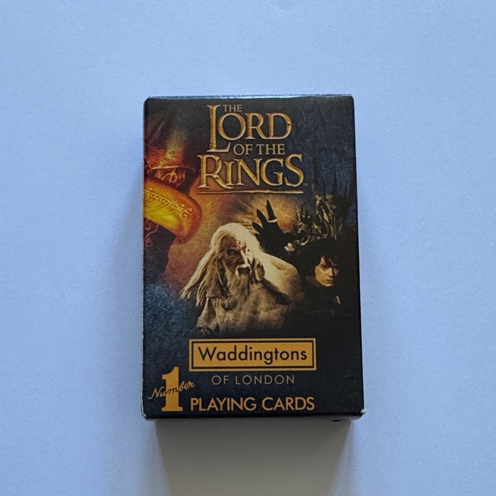 Official Lord Of The Rings Playing Cards / 2021 / New